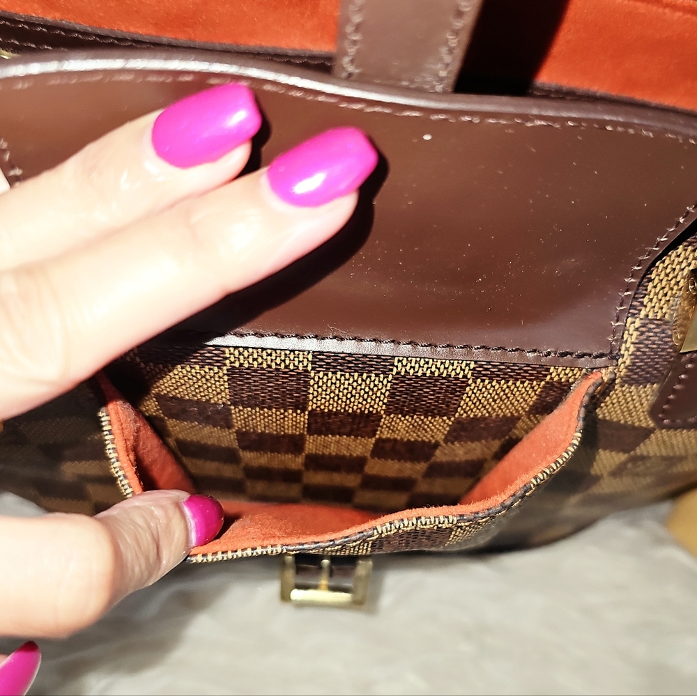 🔥Beautiful Condition🔥 Louis Vuitton Damier Ebene Manosque PM - Picture 15 of 17